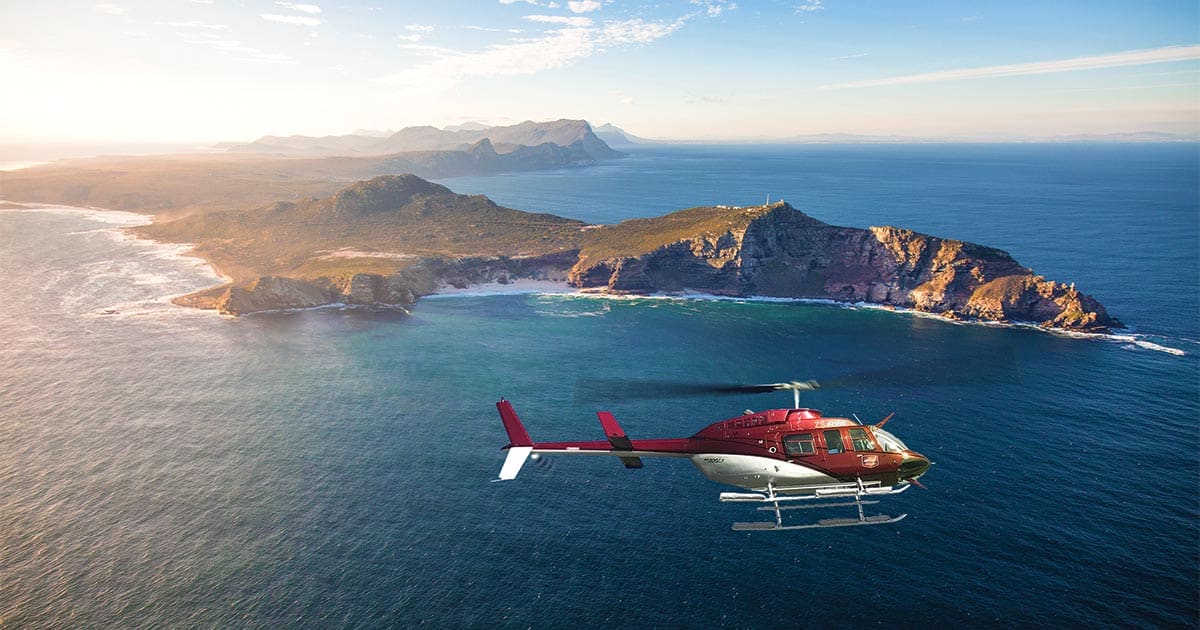 Helicopter City Tour & Table Mountain Cable Car
