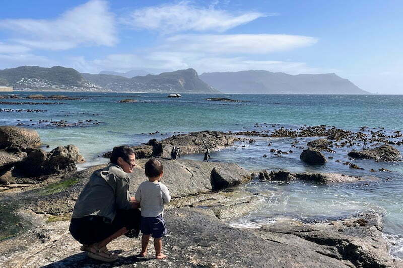 A Family Moment on the Cape Peninsula