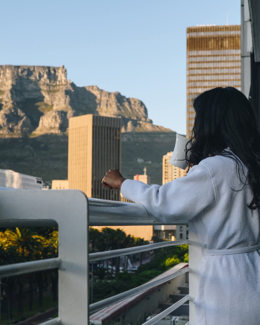 Morning Coffee on the Balcony &mdash; Table Mountain Views