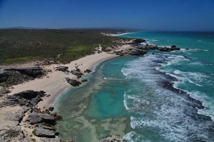 Turquoise Coastline Near Cape Agulhas
